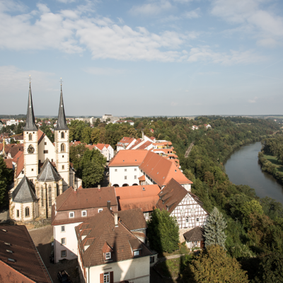 Blick auf die Stadtkirche von Bad Wimpfen