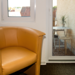 Sitzecke im Doppelzimmer 